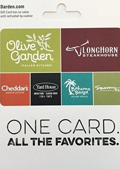 Comprar tarjeta regalo: Darden Restaurants Gift Card