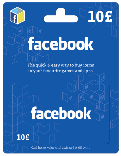 Comprar tarjeta regalo: Facebook Gift Card