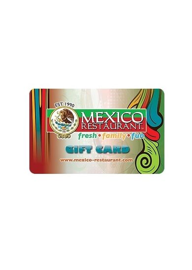 Comprar tarjeta regalo: Mexico Restaurant Gift Card PC