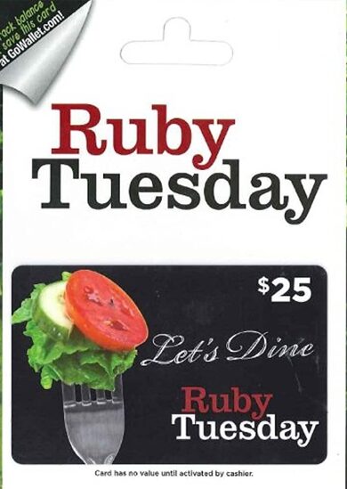 Comprar tarjeta regalo: Ruby Tuesday Gift Card PC