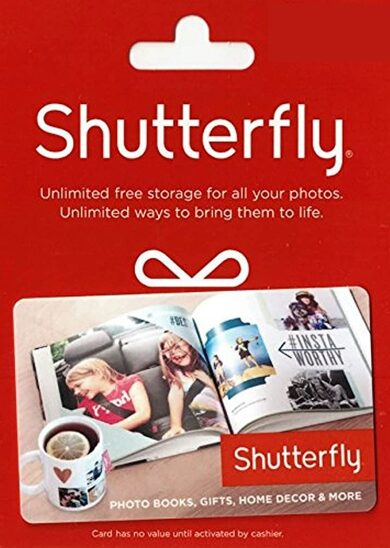 Comprar tarjeta regalo: Shutterfly Gift Card PC