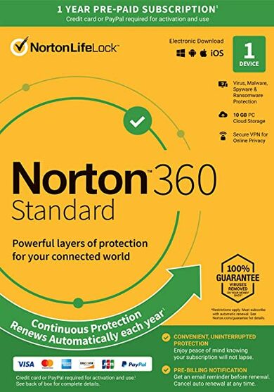 Buy Software: Norton 360 Standard